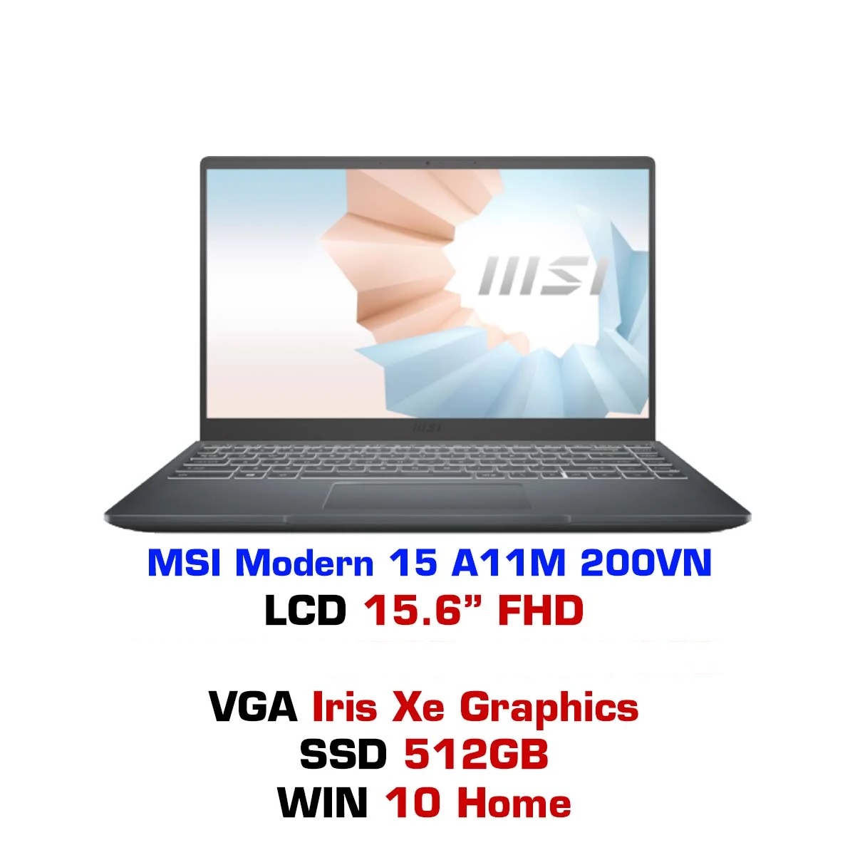 Đánh giá về laptop MSI Modern 15 - Thiết kế bắt mắt cho dân văn phòng